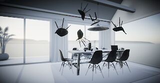 In WASTING REALITY befindet man sich in der virtuellen Realität. © Nina Wagner. ZHdK.