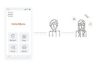 Mona also enables the user to track their symptoms and disease progression. This data can be made available to Parkinson’s research.